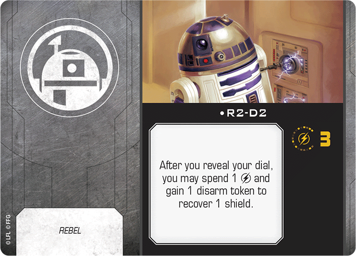 X-Wing Miniatures R2-D2 Astromech Upgrades