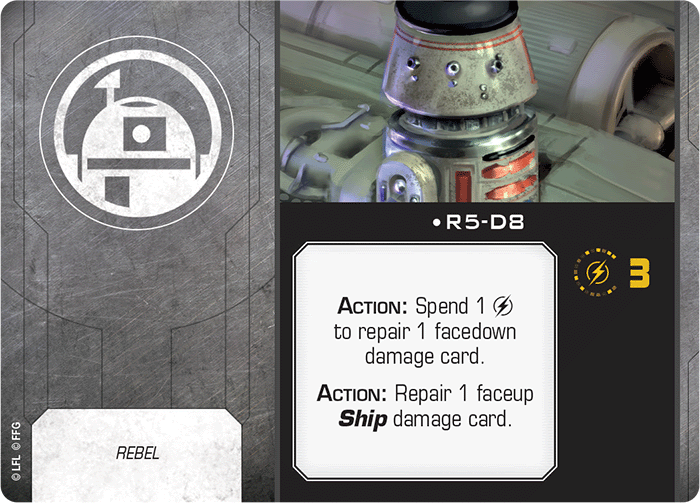 X-Wing Miniatures R5-D8 Astromech Upgrades