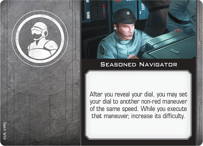 X-Wing Miniatures Seasoned Navigator Crew Upgrades