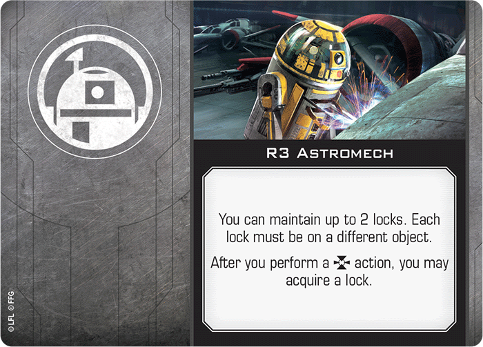 X-Wing Miniatures R3 Astromech Astromech Upgrades