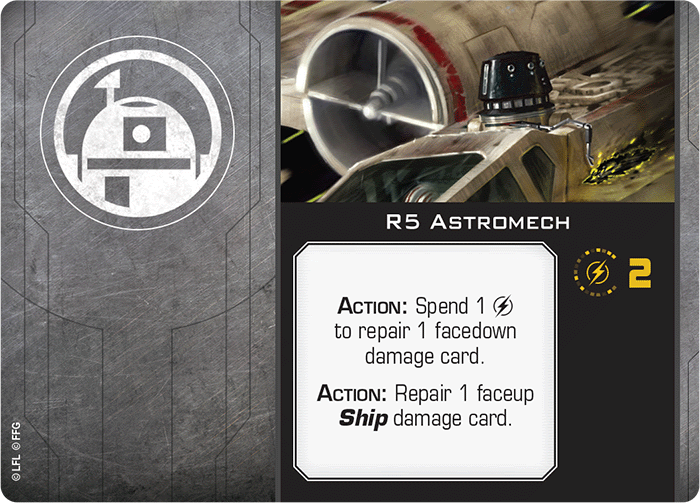 X-Wing Miniatures R5 Astromech Astromech Upgrades