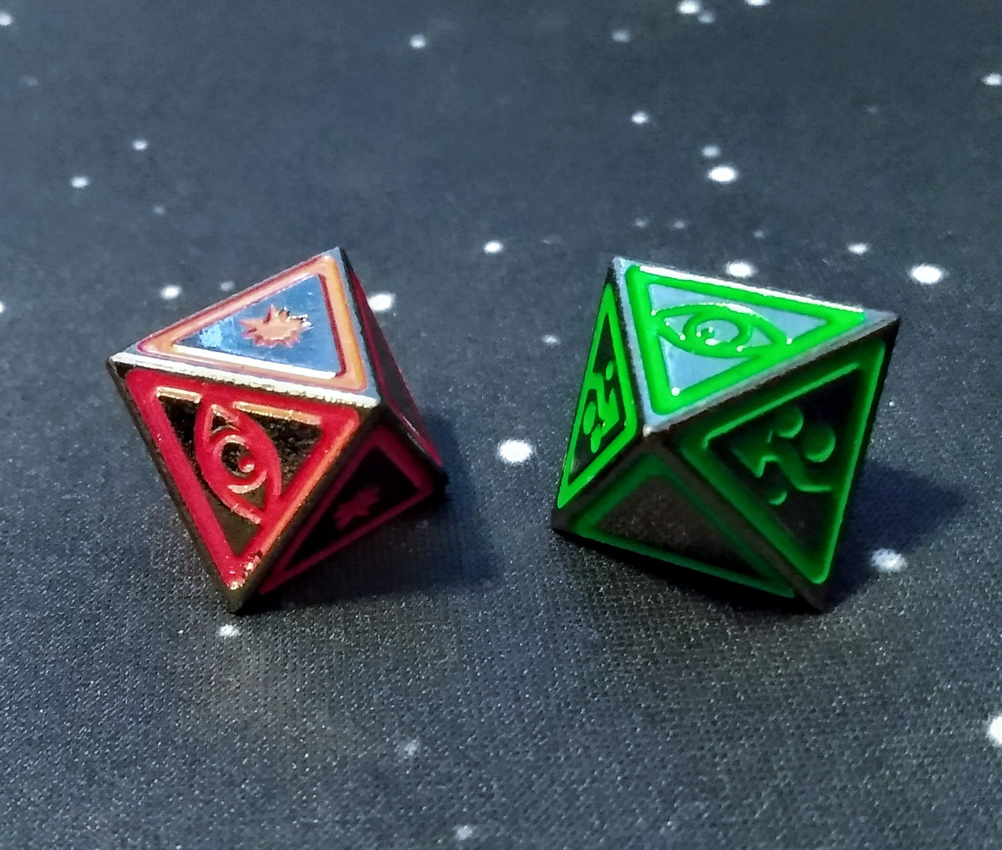 Die Hard Metal Dice (1 Attack, 1 Defense)