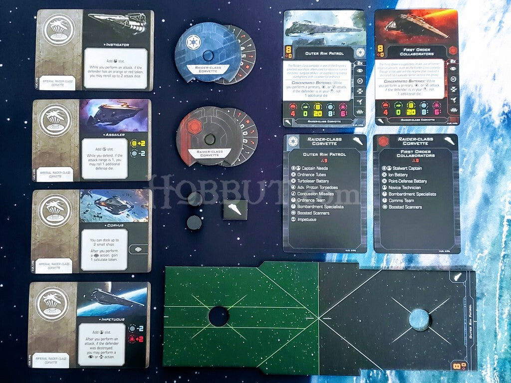 Imperial Raider-class Corvette Huge Ship 2.0 Conversion Kit (Minimal, No Upgrades)