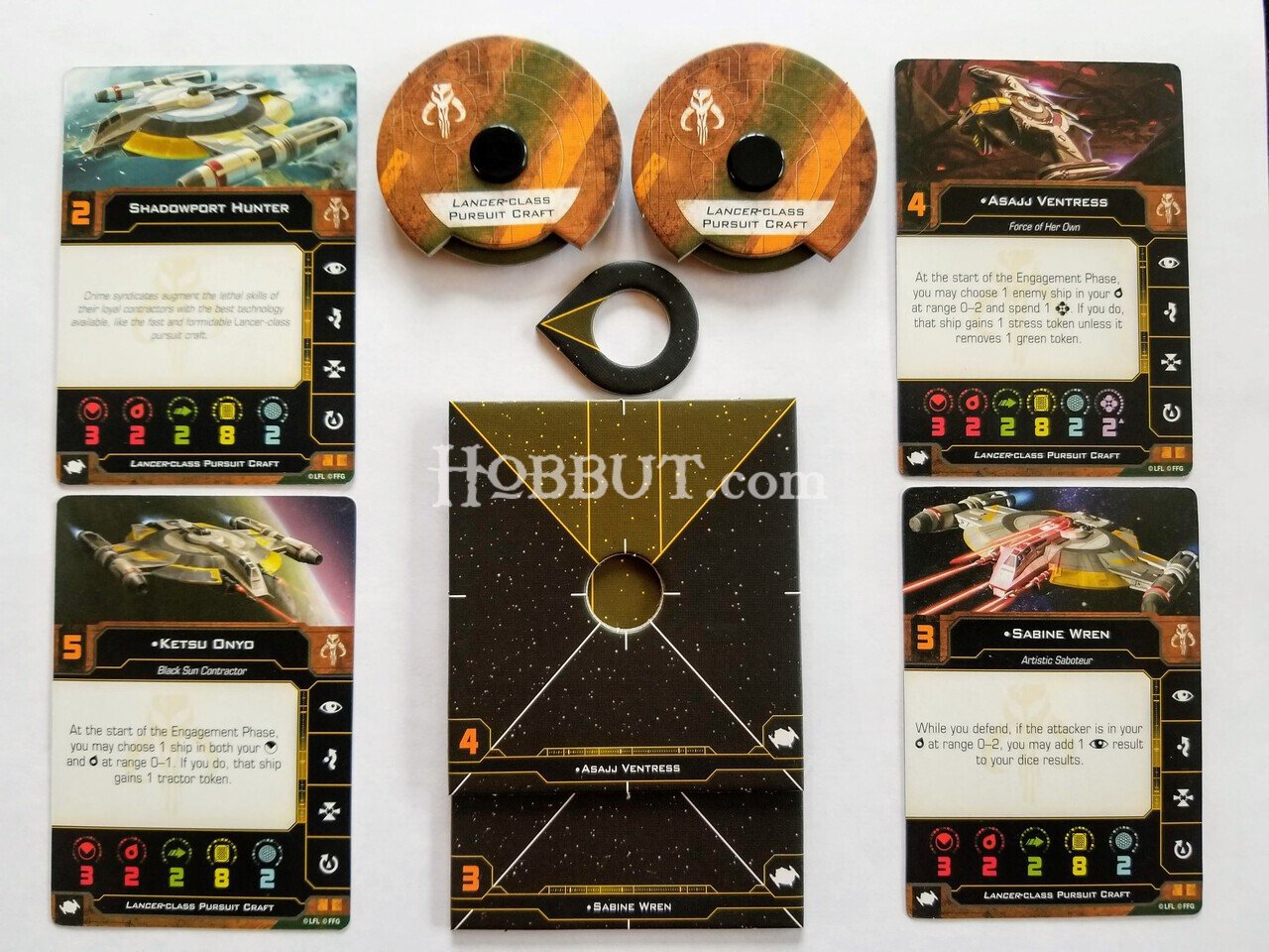 X-Wing Miniatures Lancer-class Pursuit Craft 2.0 Conversion Kit