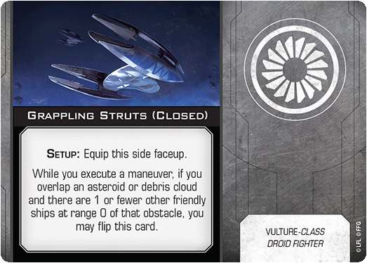 X-Wing Miniatures Grappling Struts Configuration Upgrades