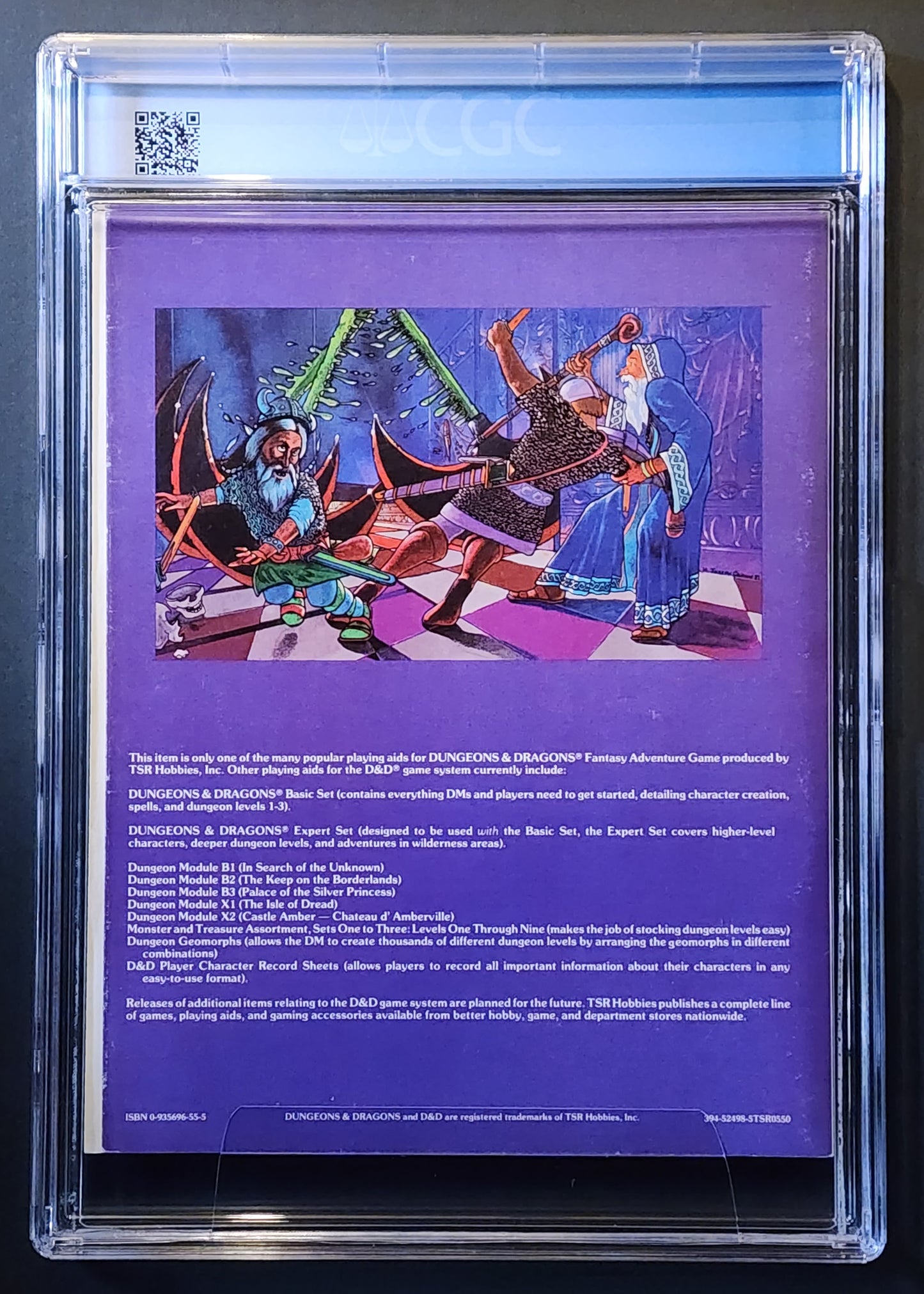 CGC 9.2 Advanced Dungeons & Dragons The Lost City B4 Module (FIRST Print, 1982)
