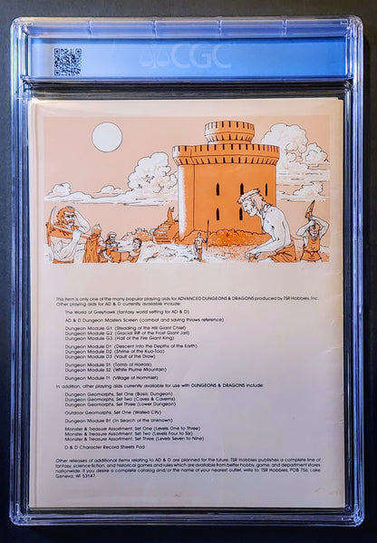 CGC 7.5 Advanced Dungeons & Dragons Village of Hommlet T1 Module (FIRST Print)