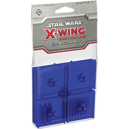 X-Wing Miniatures Blue Bases and Pegs-New in Packaging