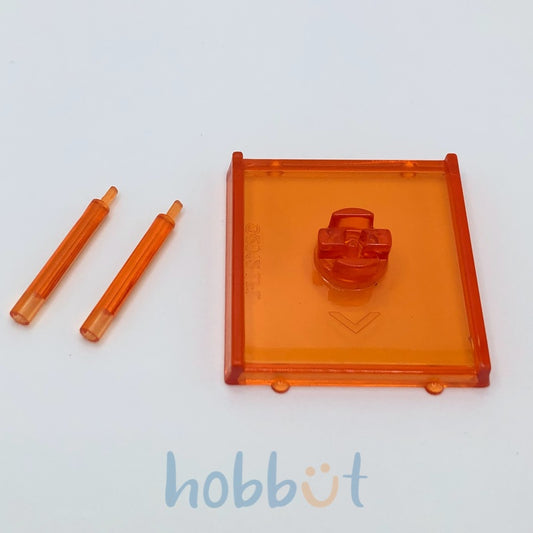 X-Wing Miniatures Ship Base with Peg (Small Orange)