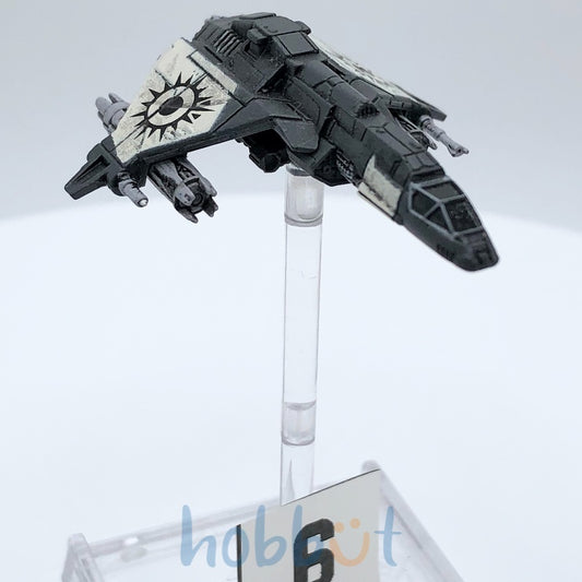 Kihraxz Fighter (Alternate Gray from Guns for Hire)-Missing Front Left Gun-See Photos