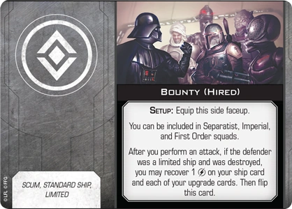 Bounty (Hired/Paid)-Dual Sided