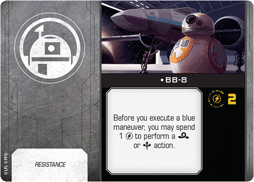 X-Wing Miniatures BB-8 Astromech Upgrades