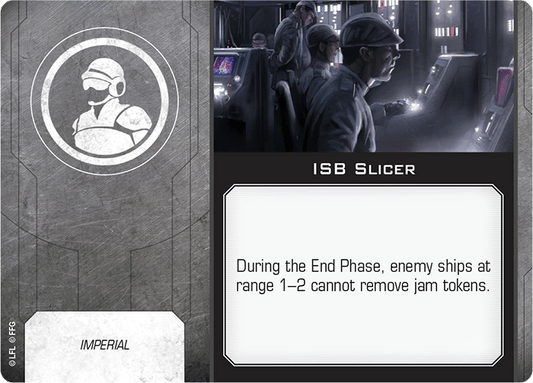 X-Wing Miniatures ISB Slicer Crew Upgrades