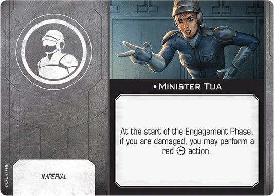 X-Wing Miniatures Minister Tua Configuration Upgrades