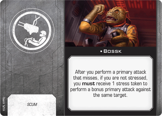 X-Wing Miniatures Bossk Gunner Upgrades