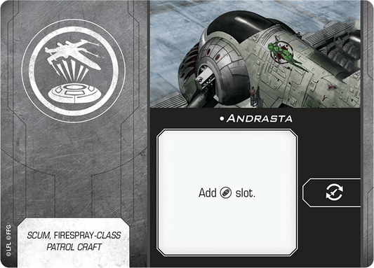 X-Wing Miniatures Andrasta Title Upgrades