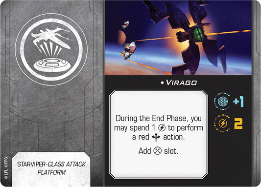 X-Wing Miniatures Virago Title Upgrades