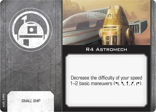 X-Wing Miniatures R4 Astromech Astromech Upgrades