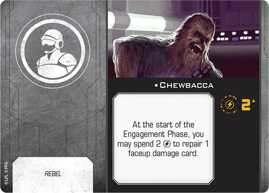 X-Wing Miniatures Chewbacca (Rebel) Crew Upgrades
