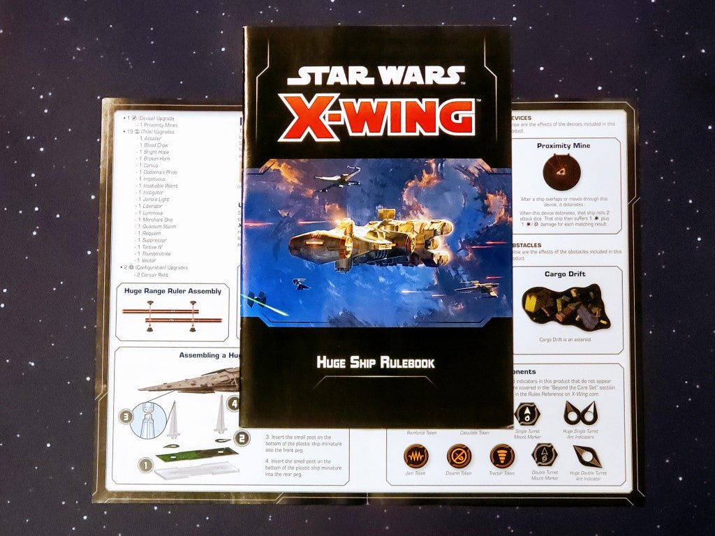 X-Wing Miniatures 2.0 Huge Ship Rulebook