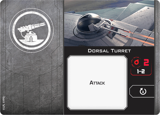 X-Wing Miniatures Dorsal Turret Upgrades